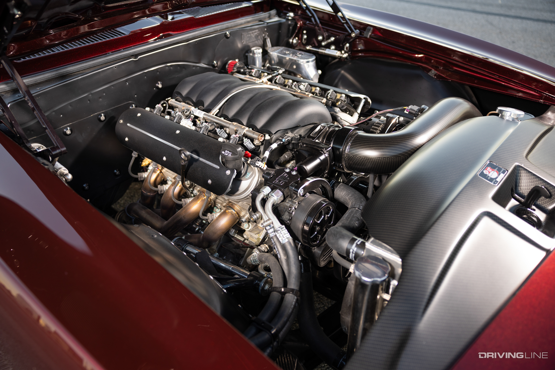 Ls V8 swapped into a '60s Camaro