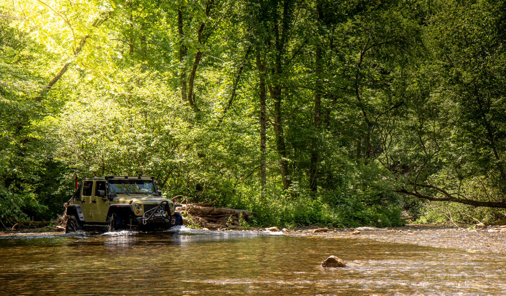 Georgia off-roading Jeep Wrangler JK Smokey Mountain 1000
