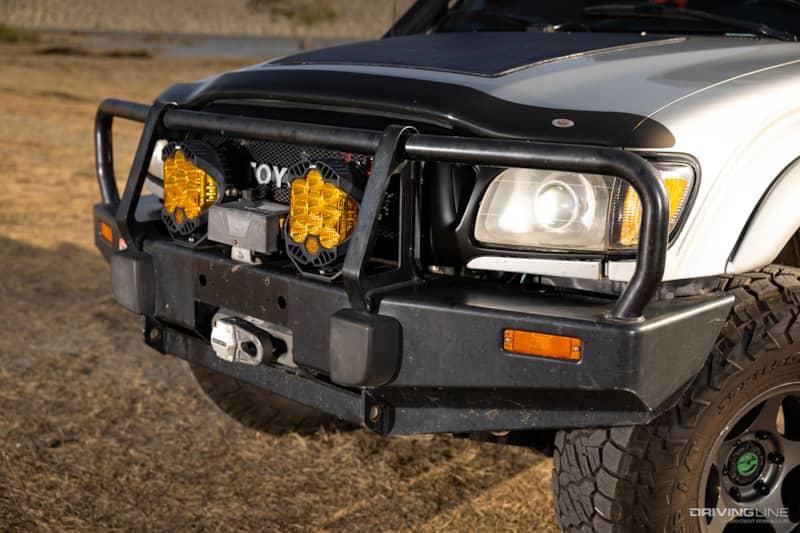 front bumper and grille guard on a 2003 toyota tacoma