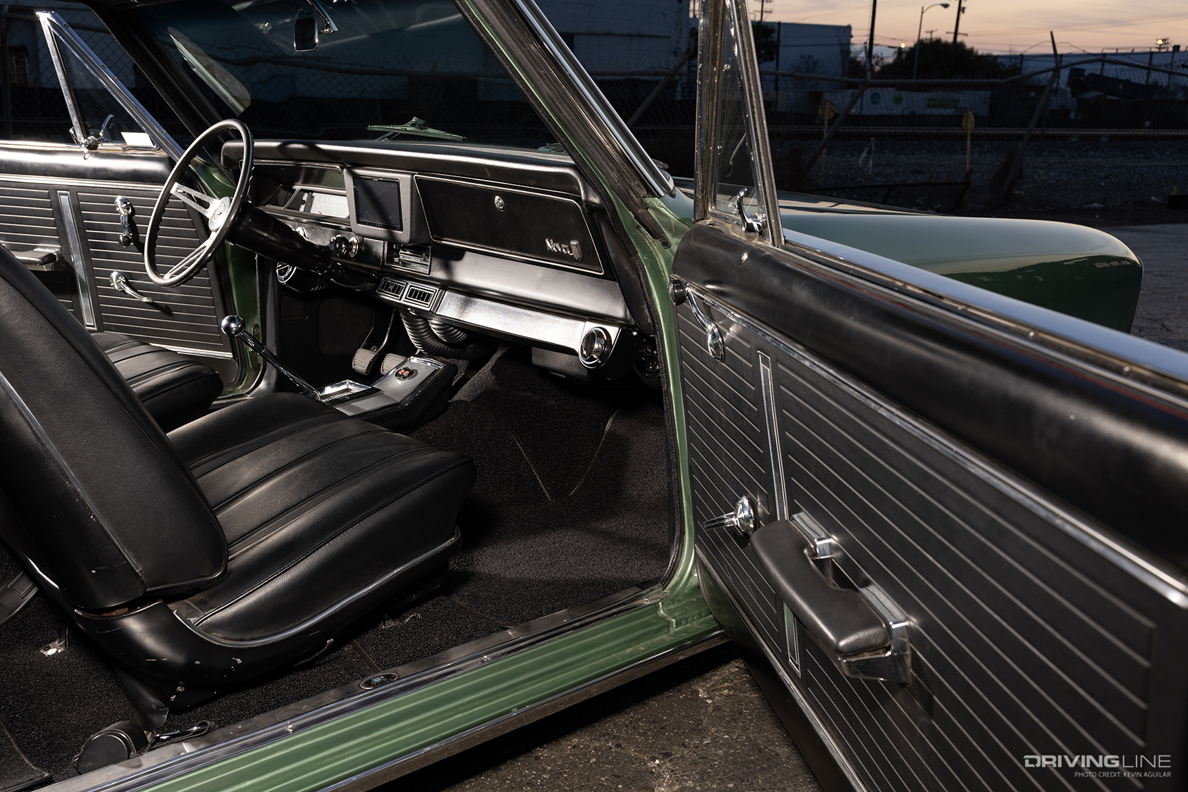 Interior of Tony Causor's 1966 Chevrolet Chevy II Nova