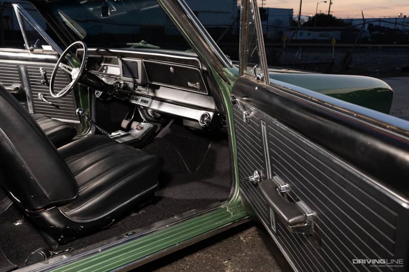 Interior of Tony Causor's 1966 Chevrolet Chevy II Nova