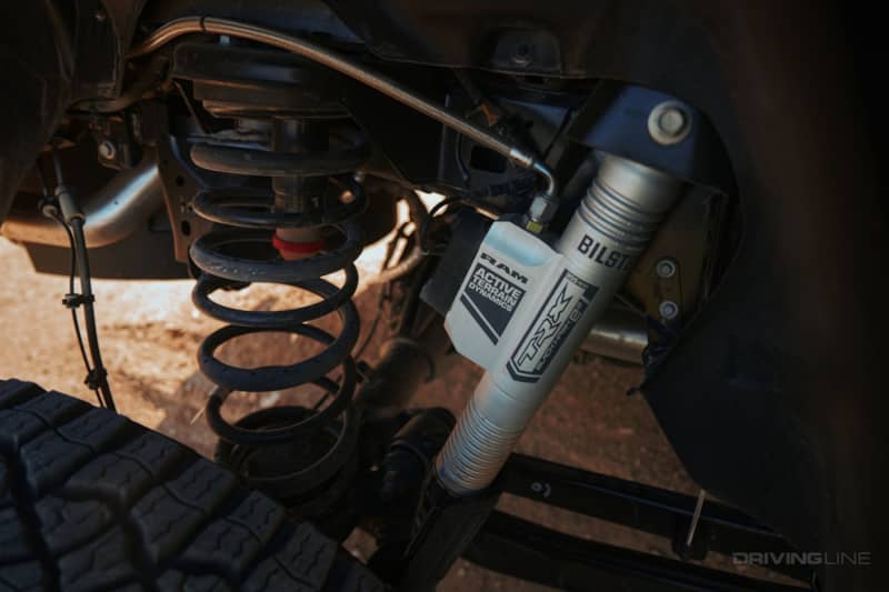 Ram TRX rear suspension