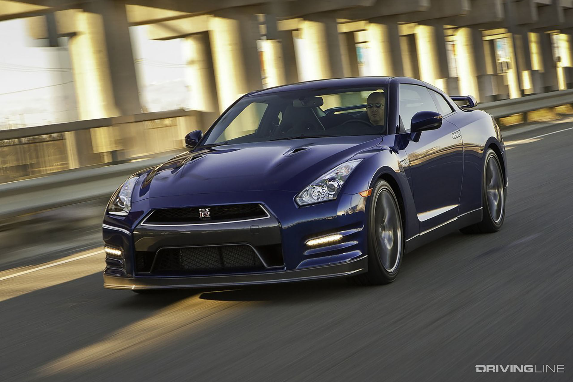 Nissan R35 GT-R Blue