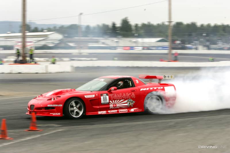 The Chevy Camaro has become a competitive chassis in Formula Drift now, but back in 2010, the Tanaka Racing C5 Corvette was one of the first Corvettes to compete in FD Competition