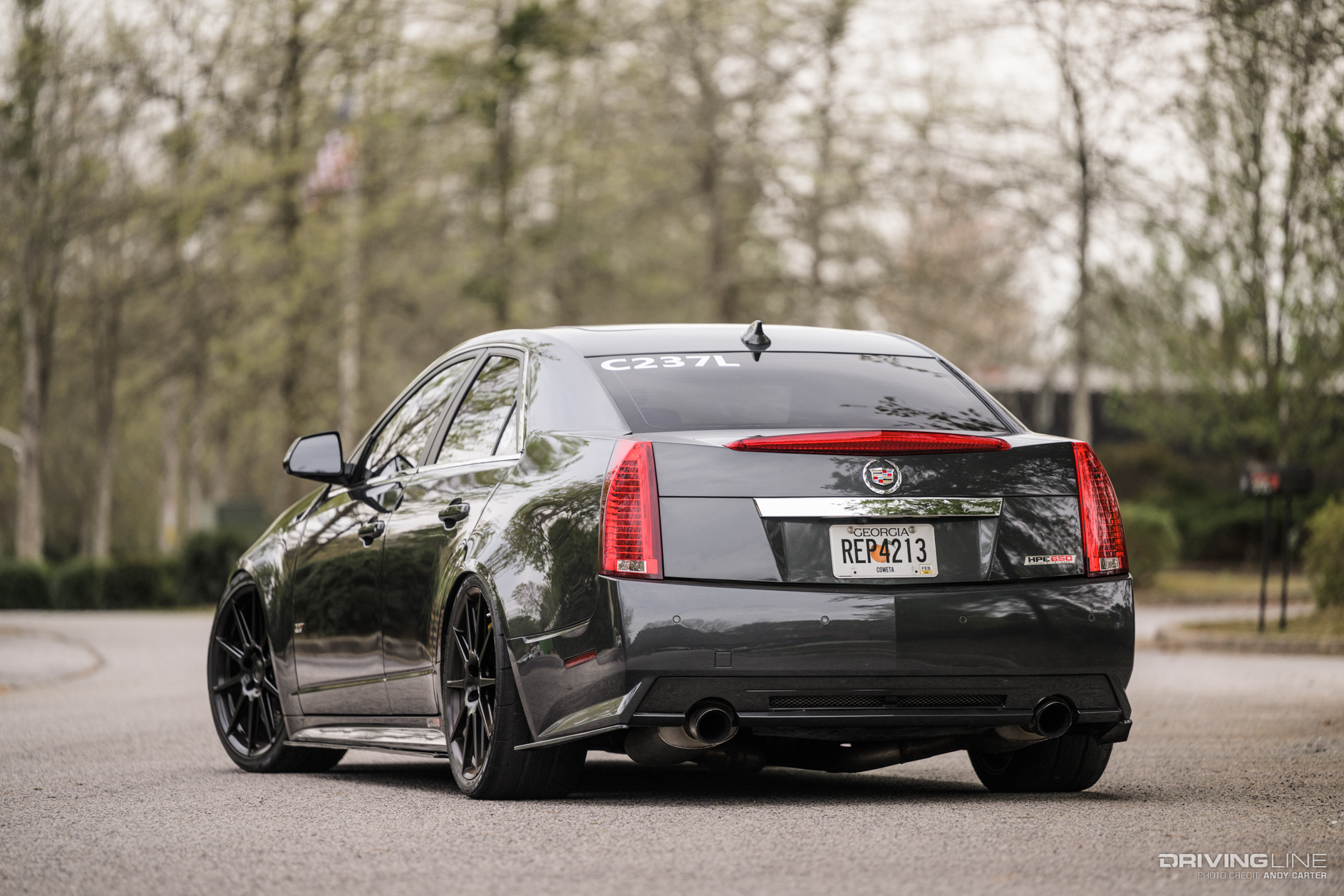 Cadillac CTS-V from rear