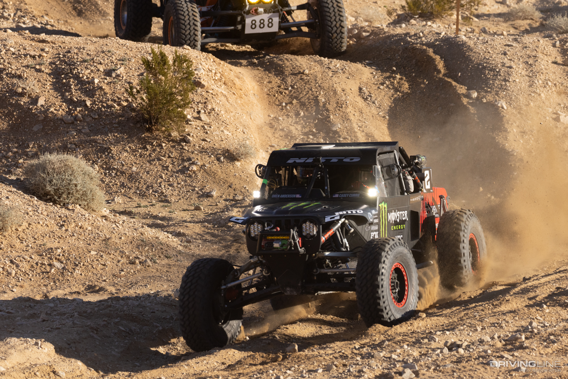 Casey Currie off-road racing at 2024 Nitto Race of Kings at King of the Hammers