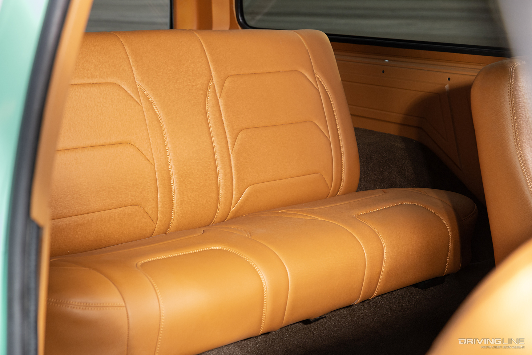 Rear Seats of Cody McKelvy's '78 GMC Jimmy Built by Hill's Hot Rods
