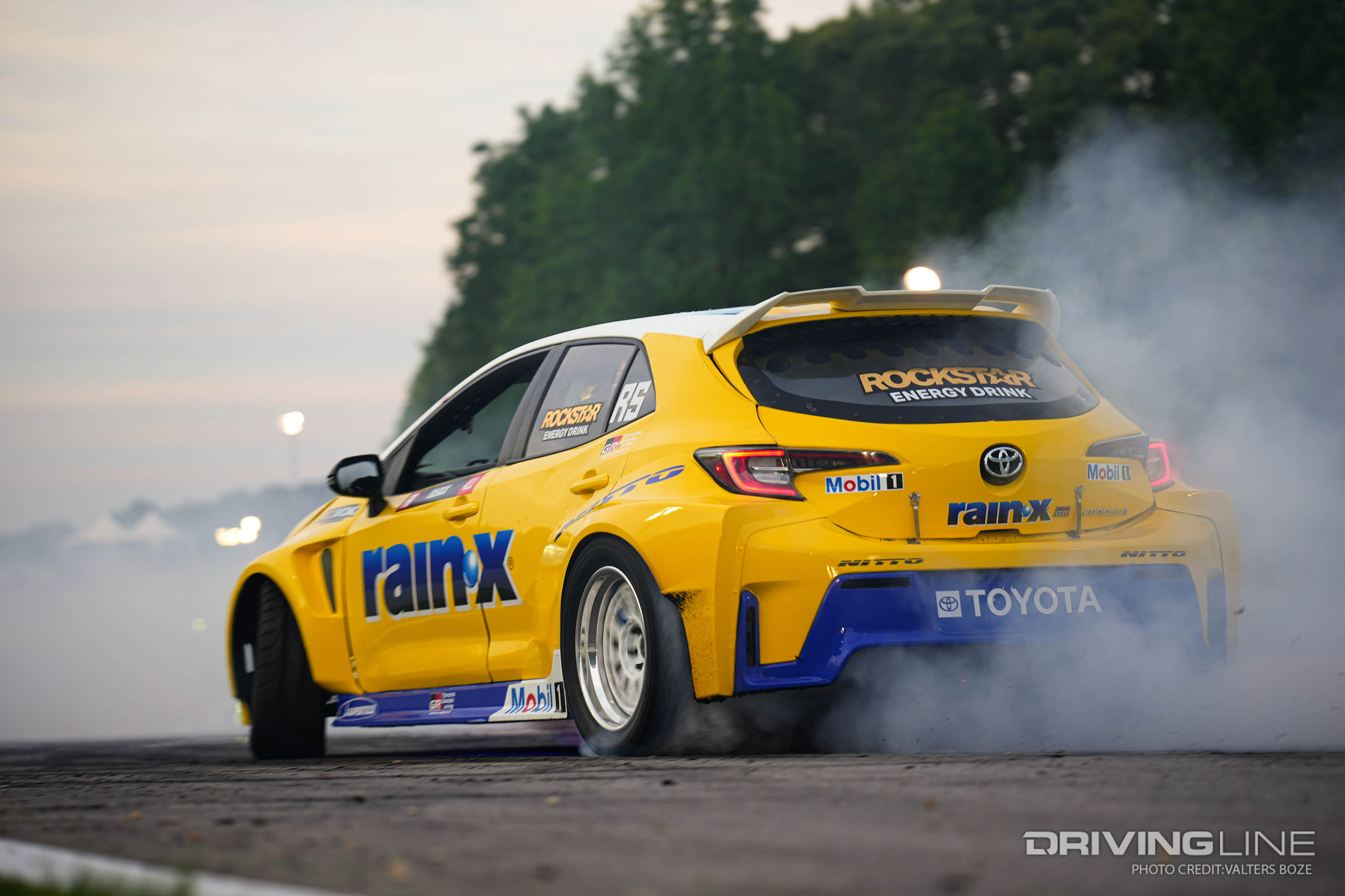 Ryan Tuerck drifting at 2023 FDATL
