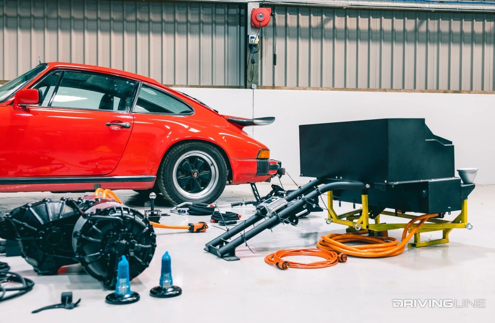 Porsche 911 drop-in EV conversion