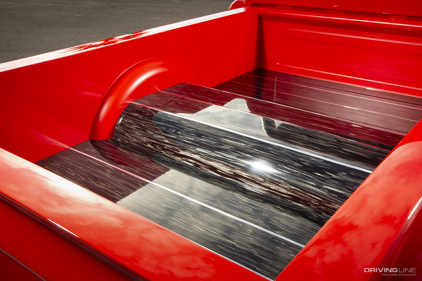 One-Off Custom Bed of Ken and Susan Fontes '56 Chevy Truck