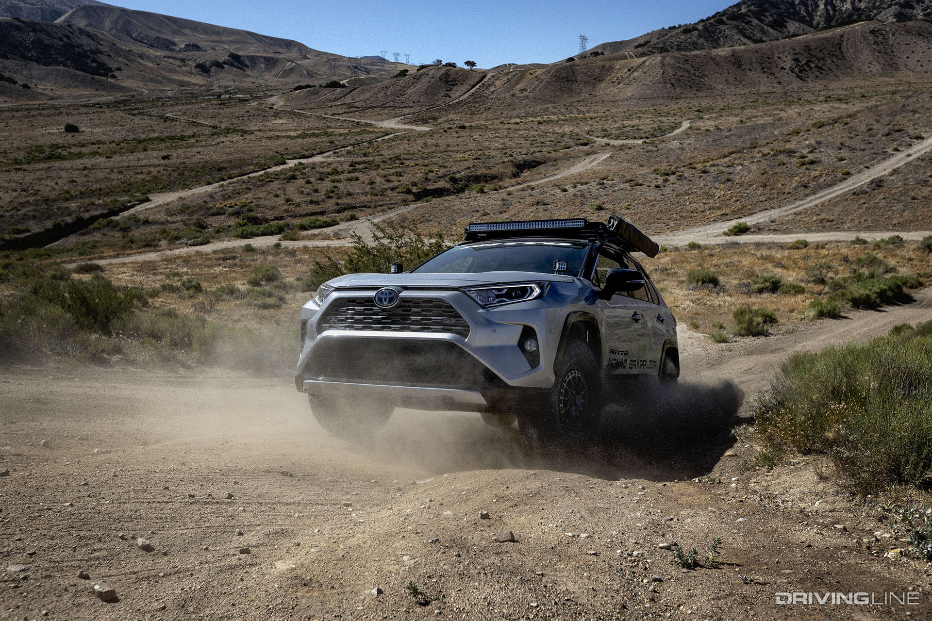 Toyota RAV4 Hybrid on Off-Road Trail