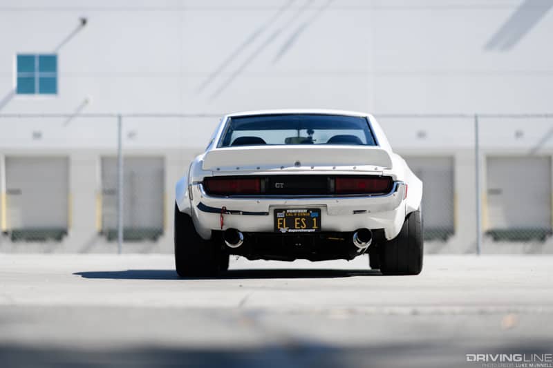 Custom LS V8 swapped 1974 Toyota Celica Rear end view