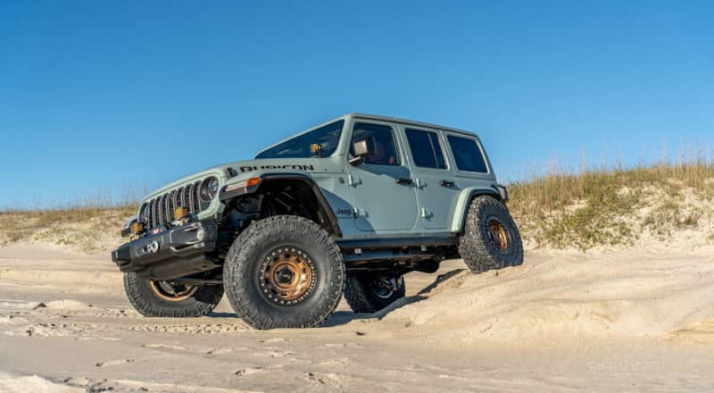 2024 Jeep Wrangler Rubicon 392 on 38s flex beach