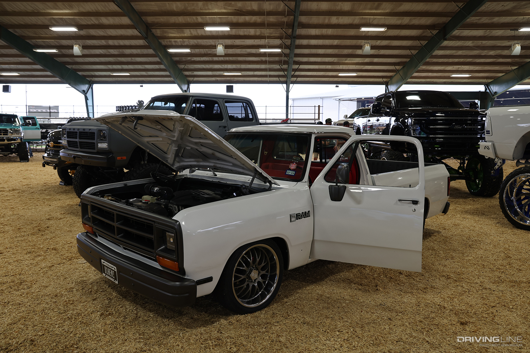 Justin Reed’s ’89 Dodge D150 at Lone Star Throwdown 2023