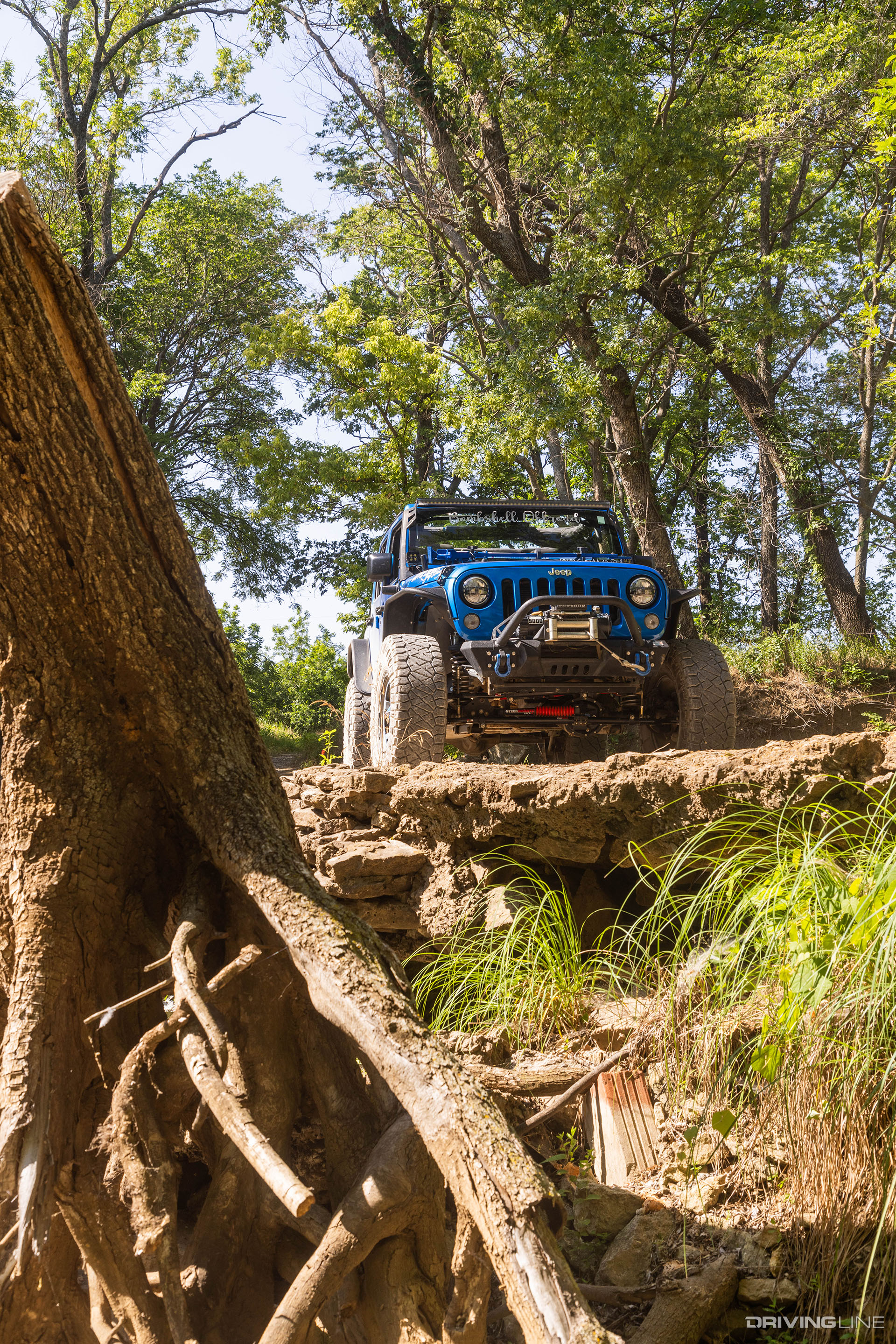 Backroad Bri Jeep Wrangler Front View