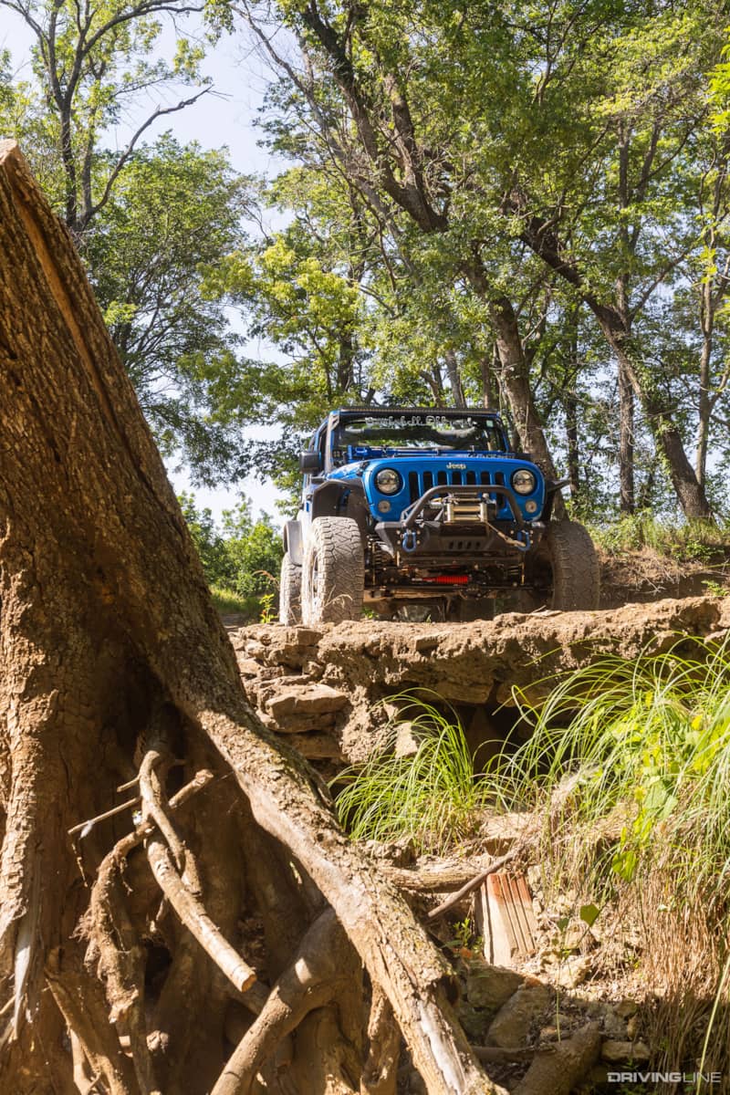 Backroad Bri Jeep Wrangler Front View