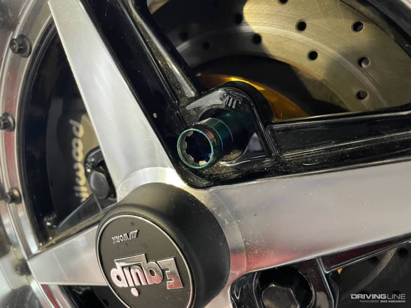 Locking Lug Nut on Equip Wheel