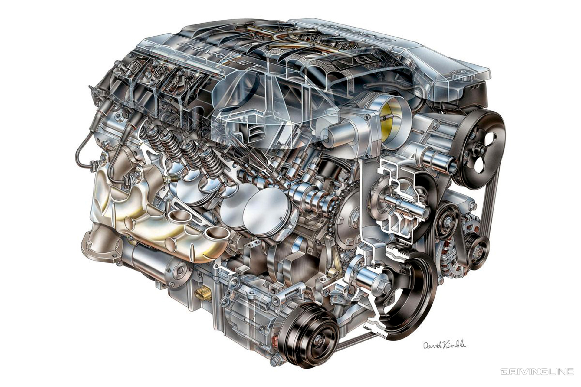 LS V8 cutaway illustration