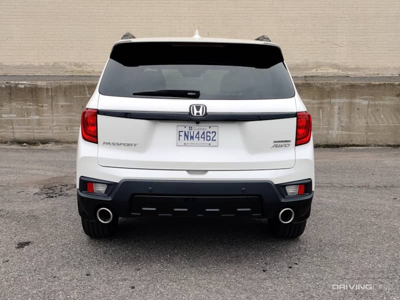 2023 Honda Passport rear view with tailgate