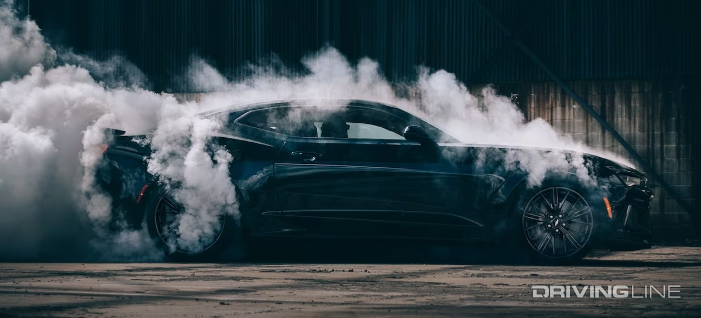 Chevrolet Camaro SS burnout
