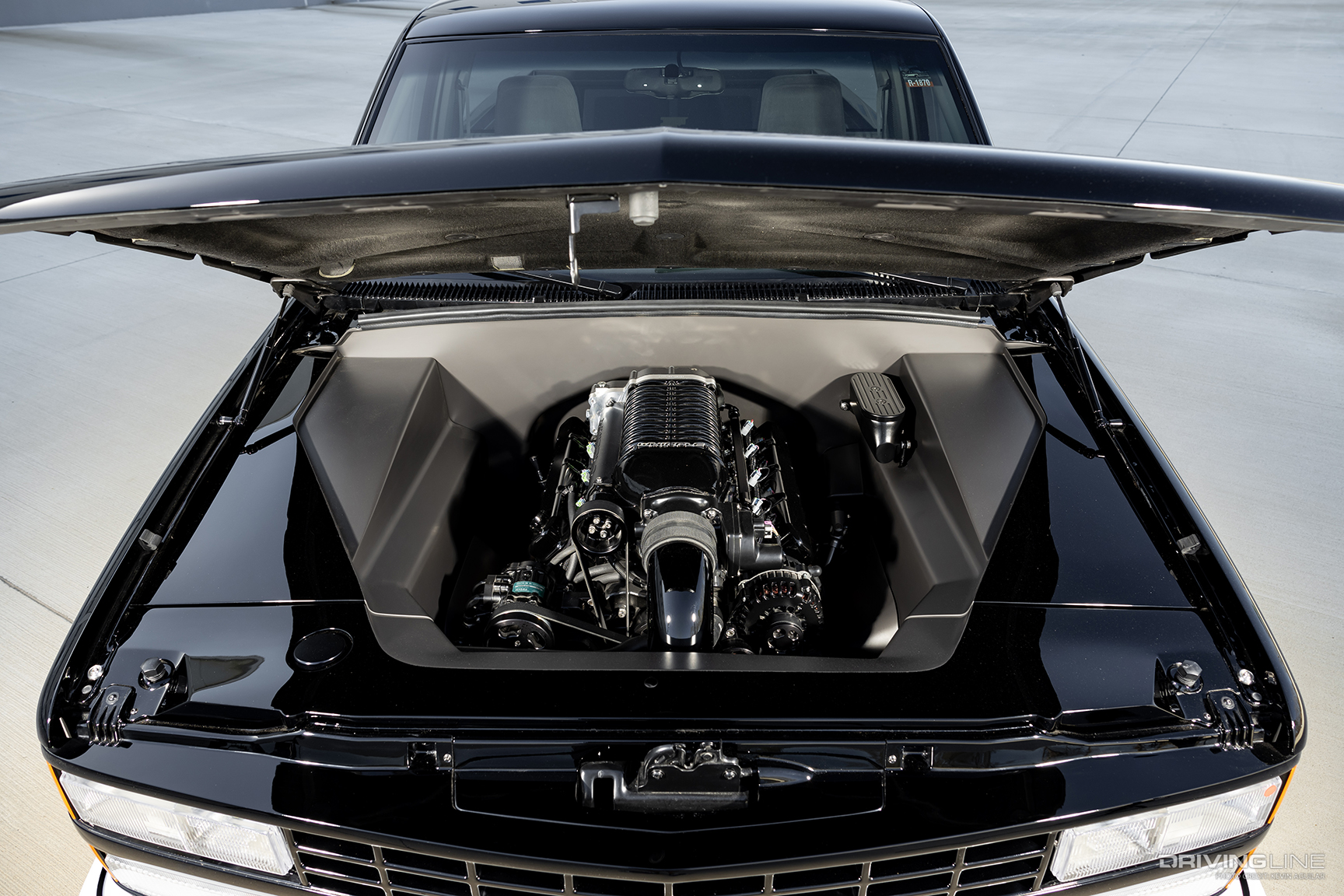 Supercharged LS Engine of Jeff Volker's 1993 C1500 Indy 500 Pace Truck