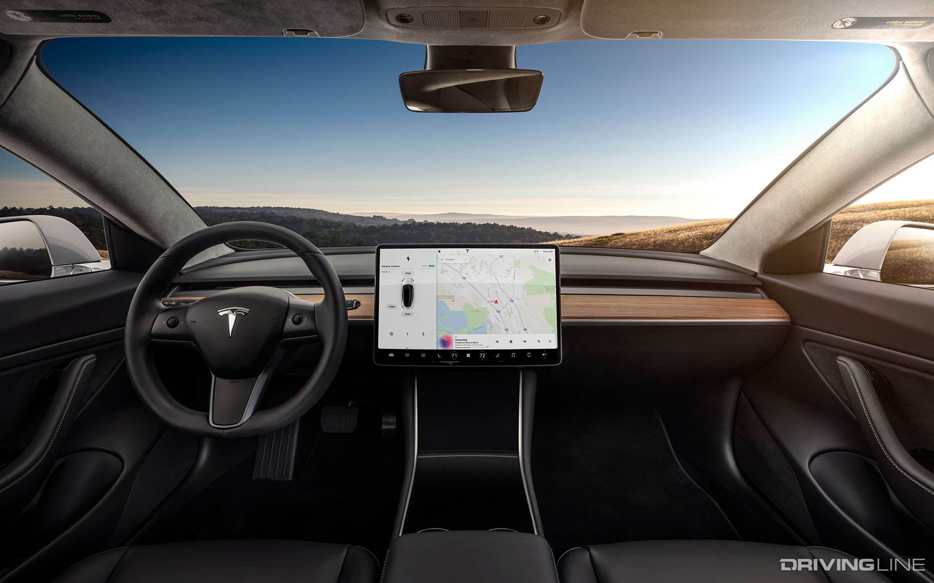 Tesla Model 3 Performance Black Interior