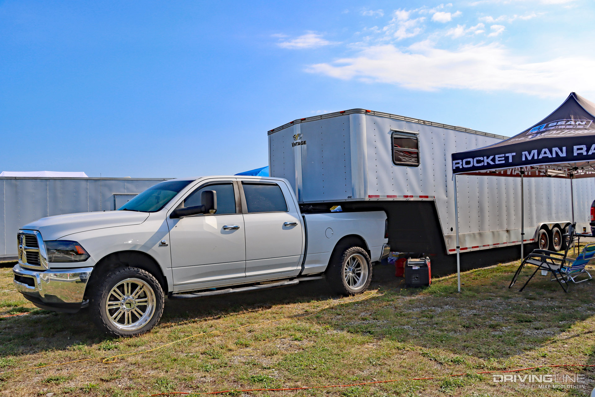 Ram 3500 Cummins Triple Axle Trailer Towing on Nitto Recon Grappler tires