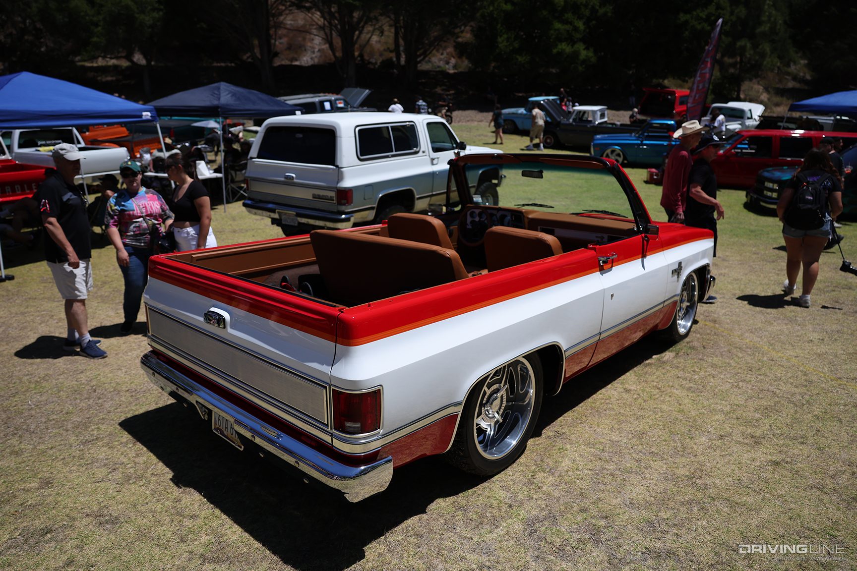 Rear of Jeff Jordan’s ‘81 Chevy K5 Blazer at the 2023 C10 SLO Down