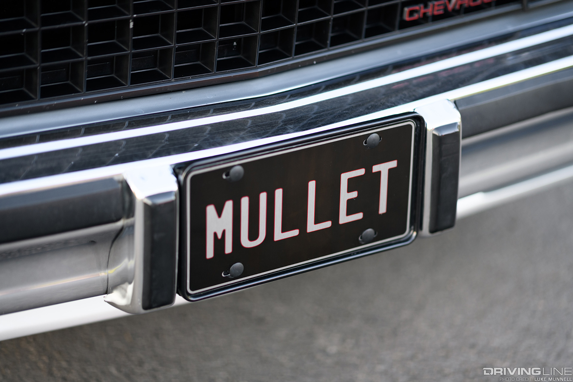 1987 El Camino License Plate