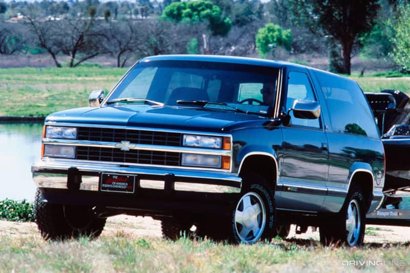 Chevy Blazer OBS Towing Boat