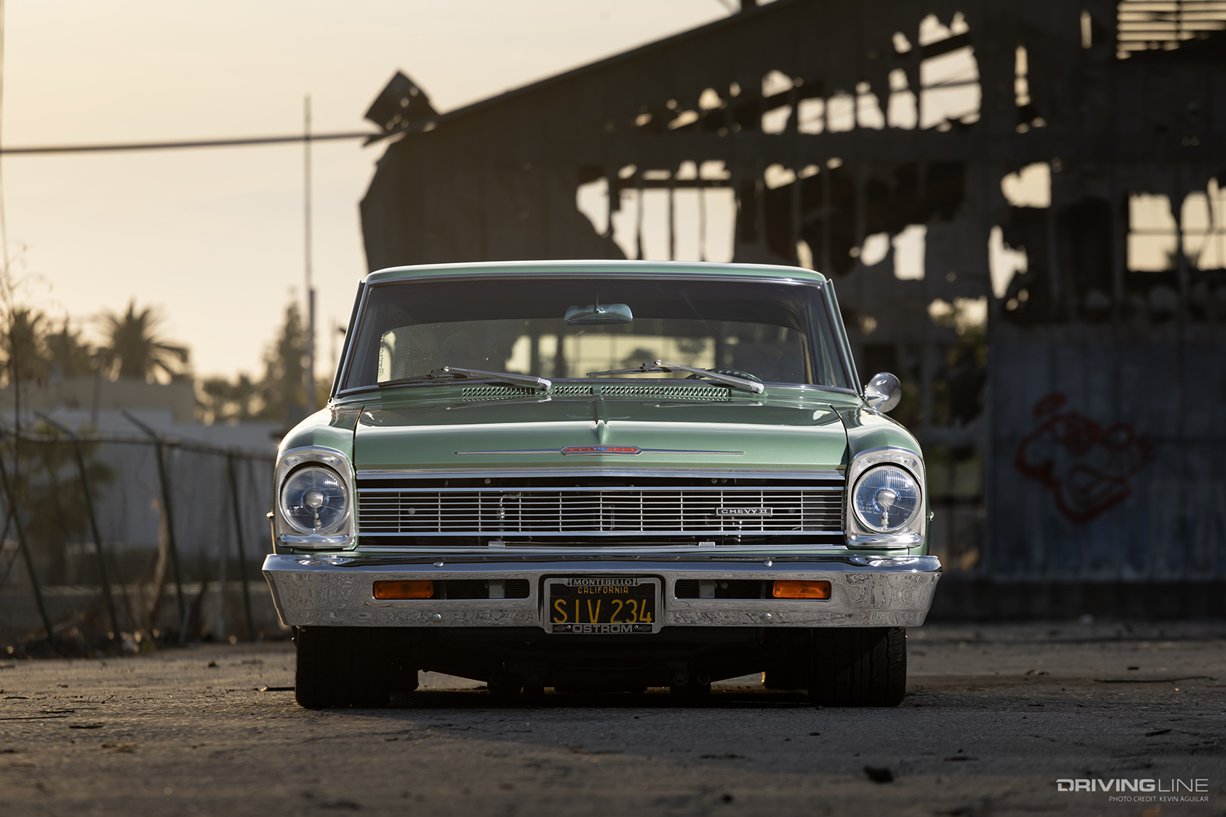 Front of Tony Causor's 1966 Chevrolet Chevy II Nova