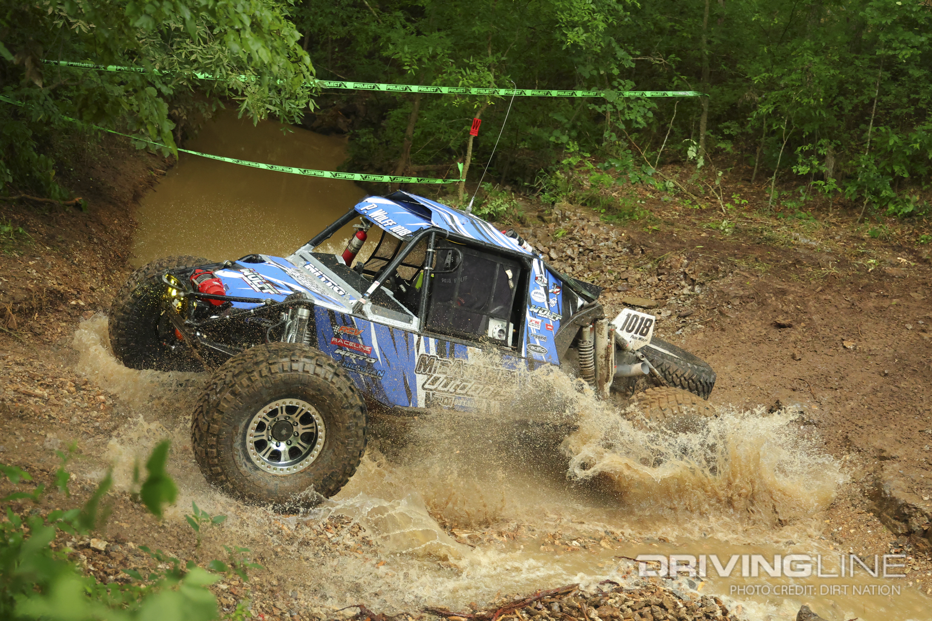 The deep water crossings created all kinds of problems for racers and their electronics.