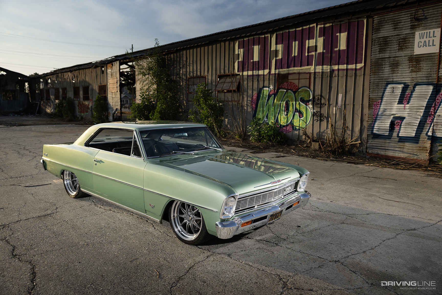 Front of Tony Causor's 1966 Chevrolet Chevy II Nova