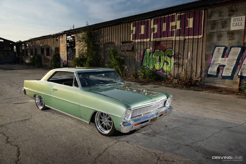 Front of Tony Causor's 1966 Chevrolet Chevy II Nova