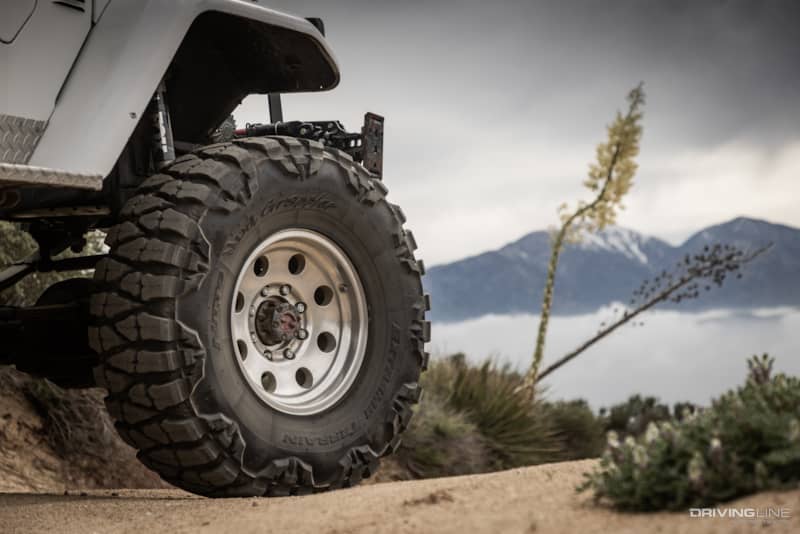 four wheeling nitto mud grapplers in the desert