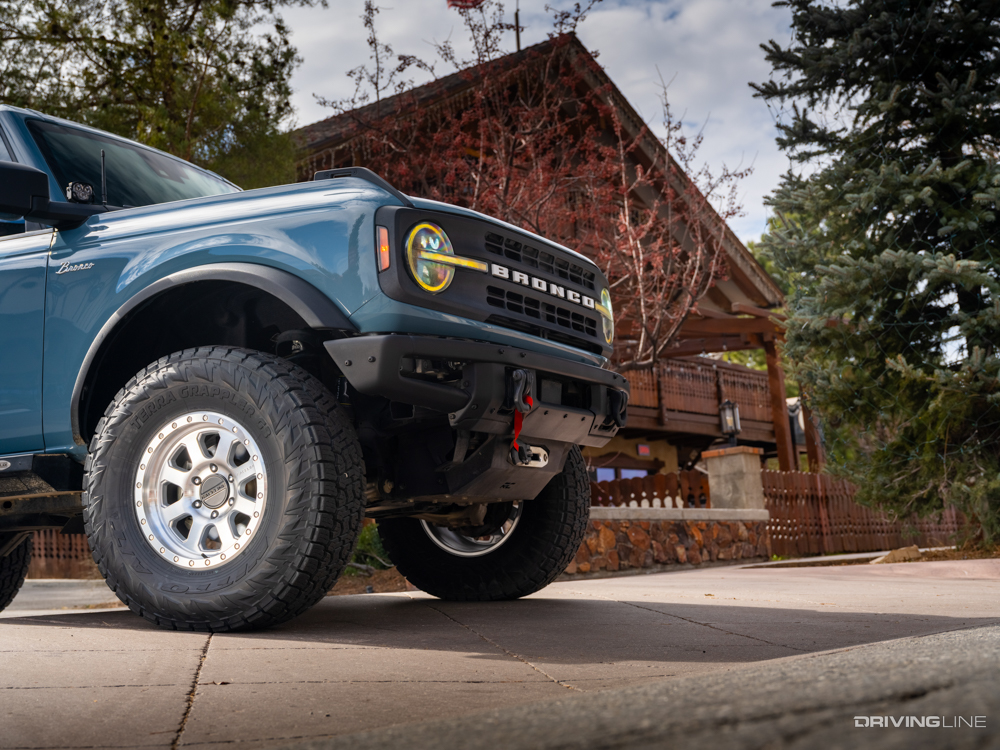 New Ford Bronco with Nitto Terra Grappler G3 All-terrain tires