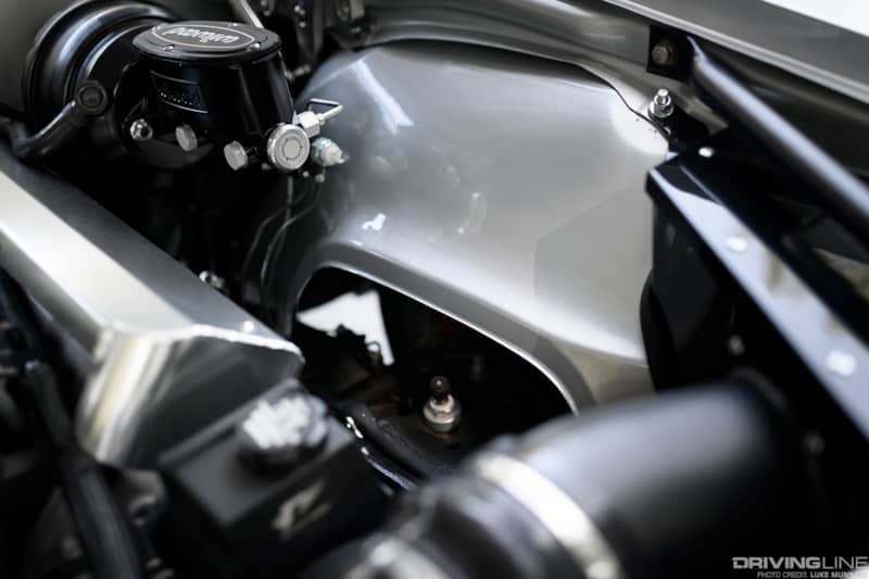 1967 Pontiac Firebird LS Swap Engine Bay