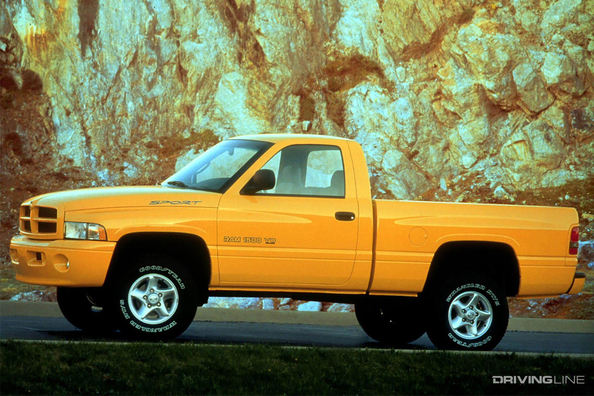 Ram 1500 Sport Yellow 4x4