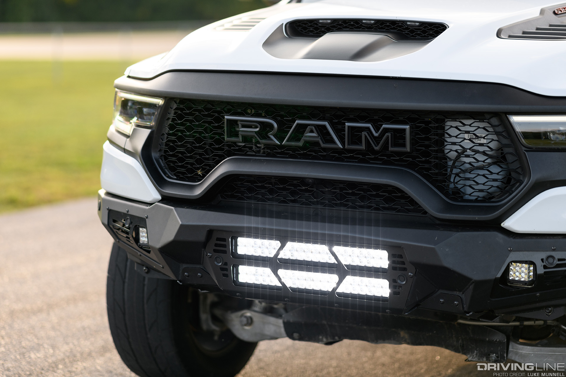 Modified Ram TRX Front Grille