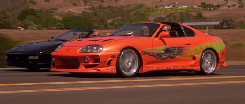 Fast and Furious Supra Racing Ferrari