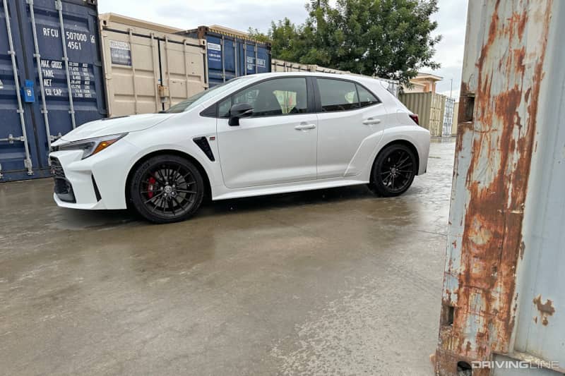 2023 Toyota GR Corolla White Side View