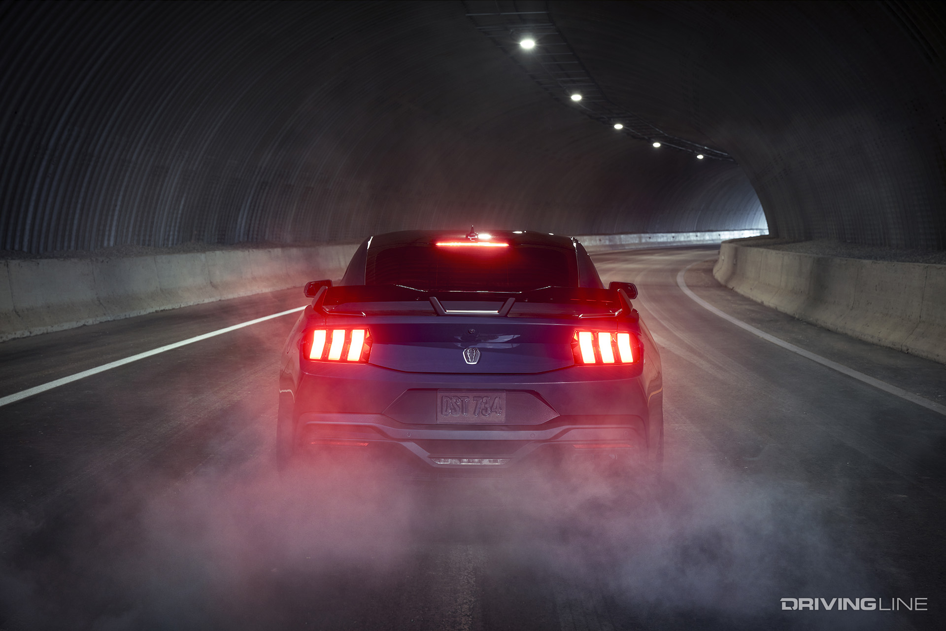2024 Mustang Dark Horse Doing Burn Out