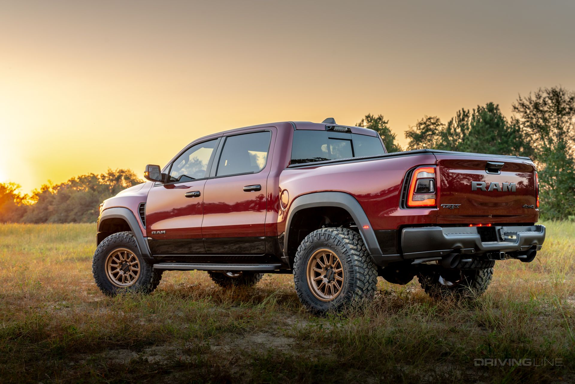2024 Ram TRX Final Edition Delmonico Red on Nitto Trail Grappler Tires