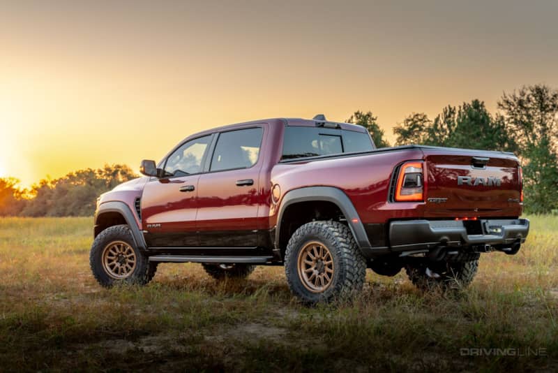 2024 Ram TRX Final Edition Delmonico Red on Nitto Trail Grappler Tires