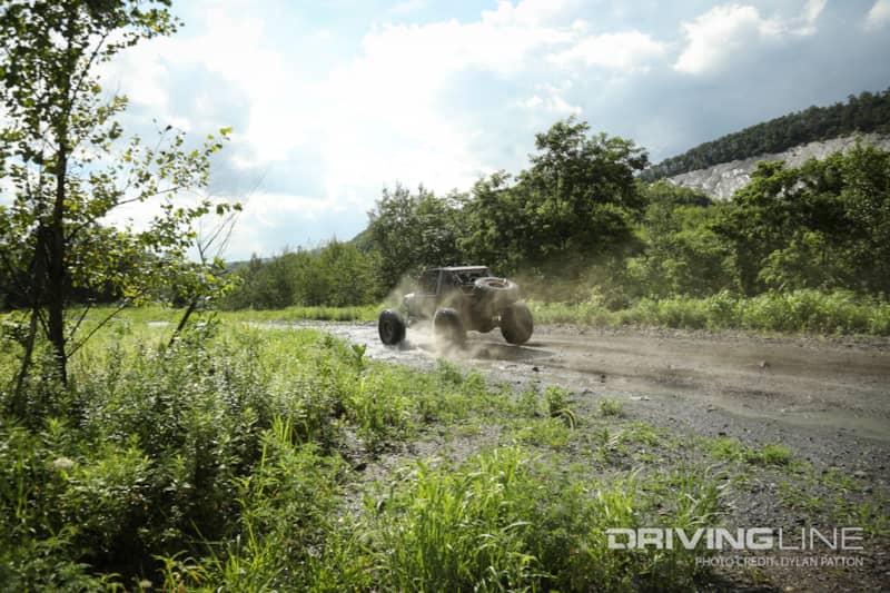 Some of the wide open spaces buggies could really hammer down and make up for lost time.