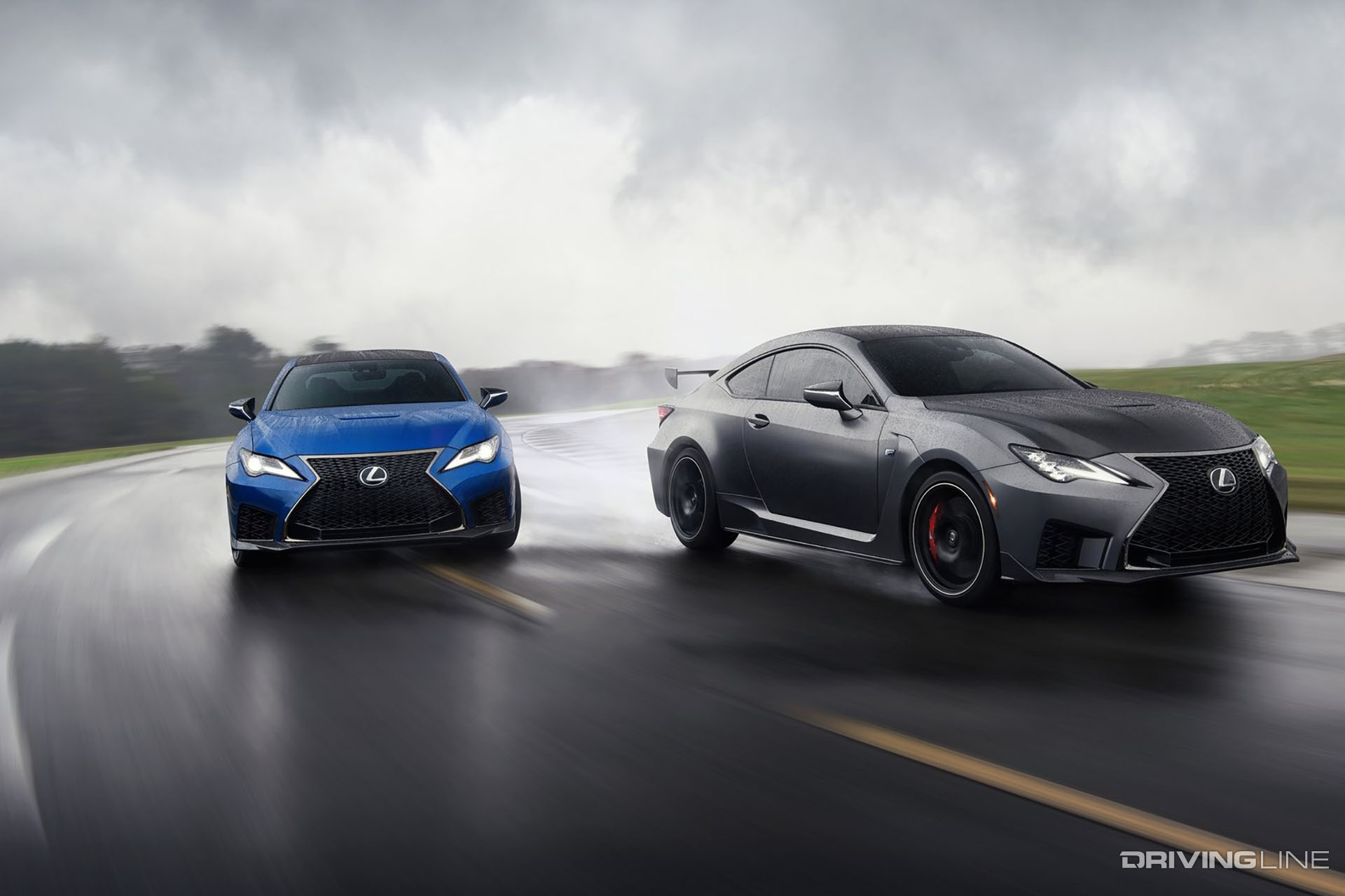 Lexus RC Fs on Track