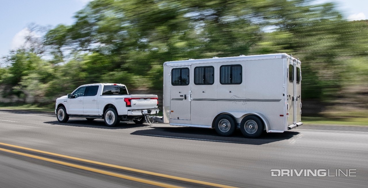 2023 Ford F-150 Lightning EV towing