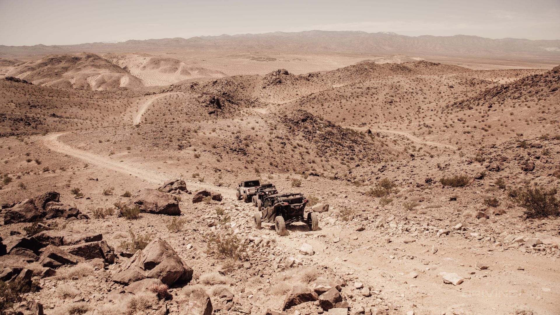 Johnson valley hammer trails desert overview