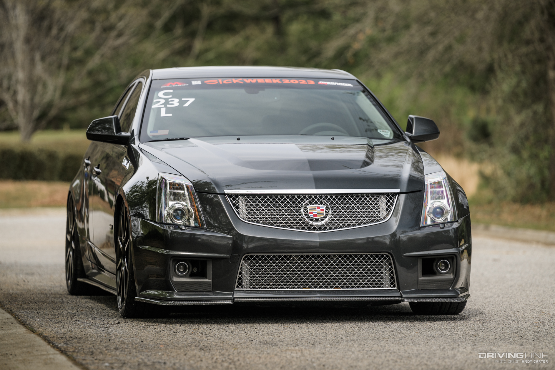 Hennessey Cadillac CTS-V from front