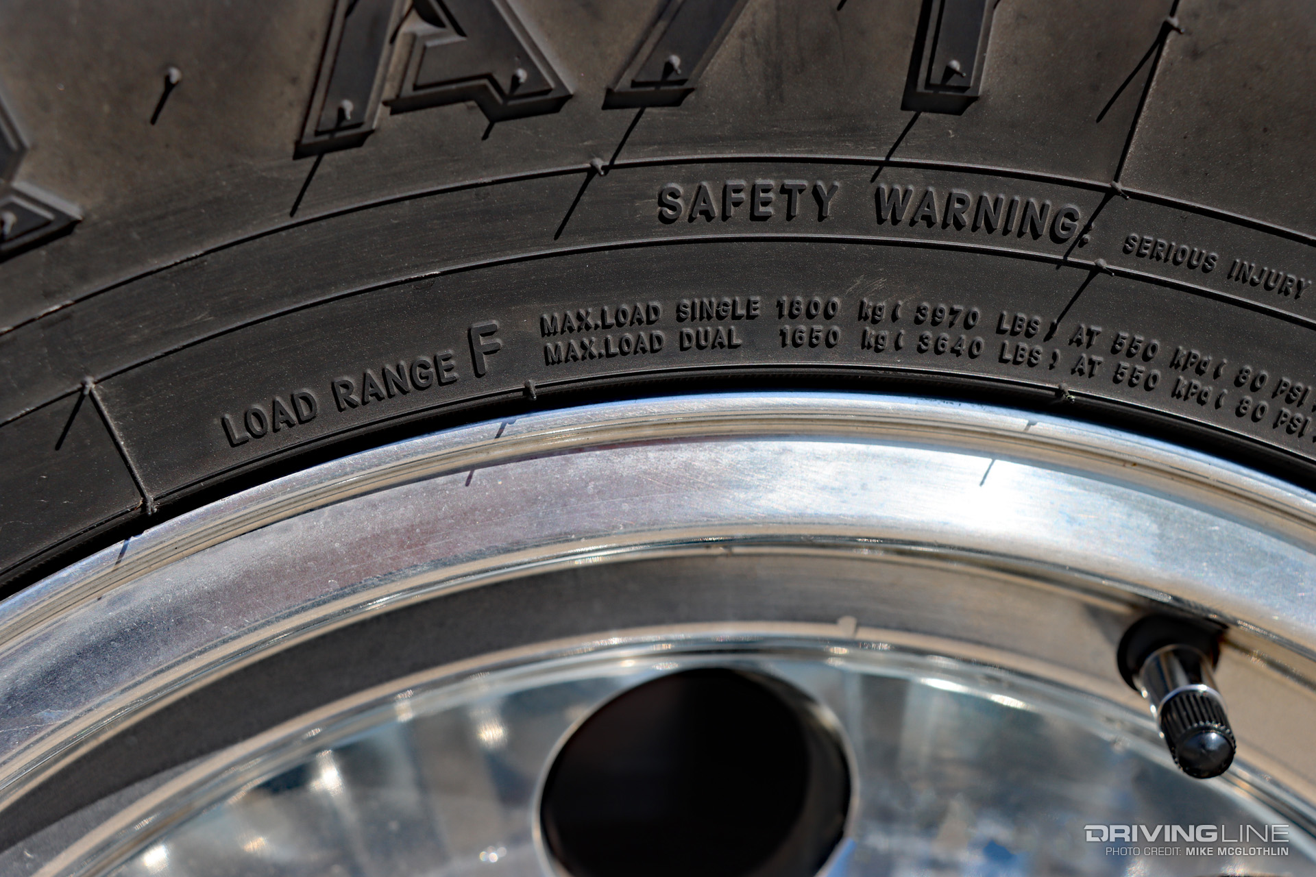 Load Range F All Terrain Nitto Tire Recon Grappler AT